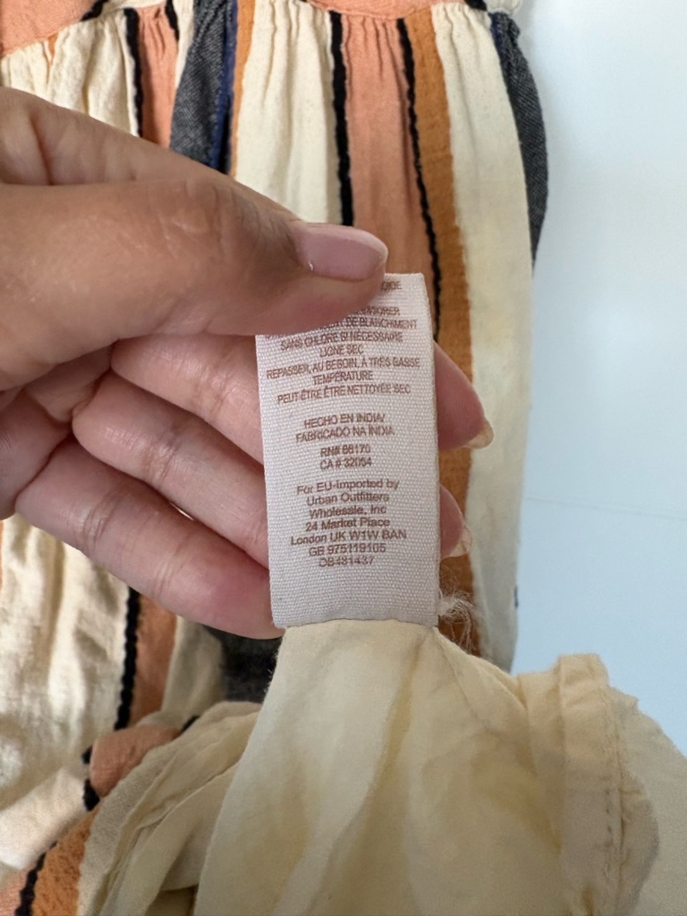 Free people bloom striped dress size M - Picture 9 of 12